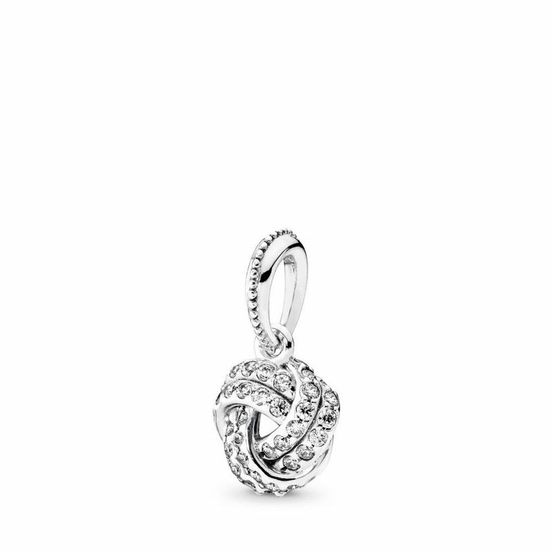 Pandantive Pandora Sparkling Love Knot Argint (lrMwQK9k)